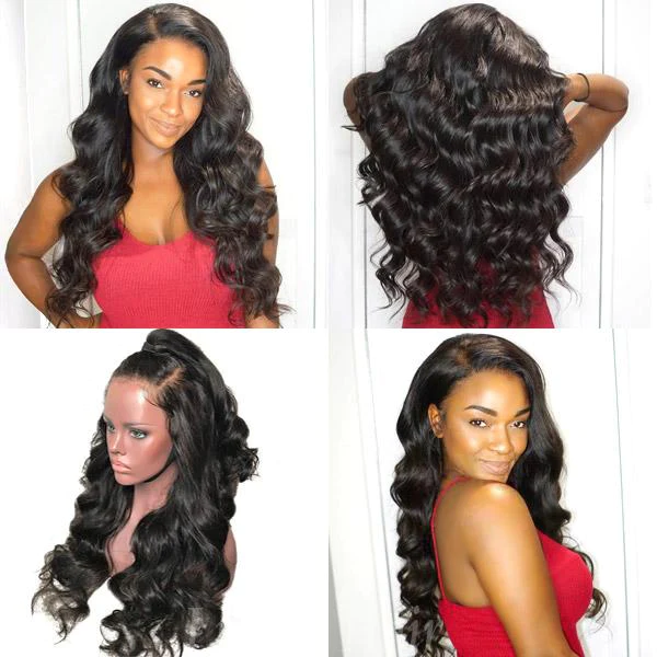 Body Wave Breathable 360 HD Lace Wig Pre Plucked