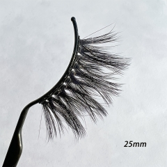 8 Pairs Faux Mink 25MM Lashes Fluffy Soft Natural Thick Long Silk False Eyelashes Reusable Makeup Tools