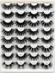 25MM Mink Lashes Fluffy Wispy Eyelashes