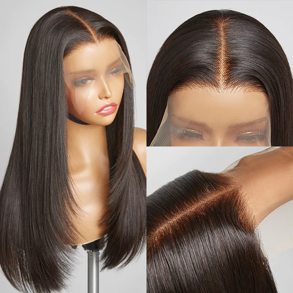 Trendy Layered Cut Glueless 5x5 Closure Lace Wig Pre-plucked