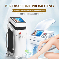 New design of 808nm Diodes Laser Hair Removal sold to Cyprus