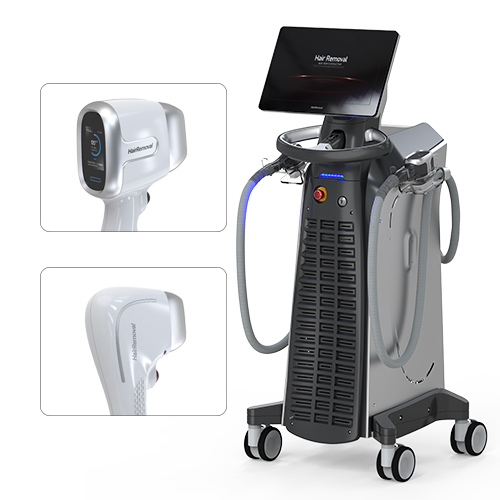 Taibobeauty 1600w / 2000w แนวตั้งสามความยาวคลื่น 755nm/808nm/1064nm Diode Laser เครื่องกำจัดขน