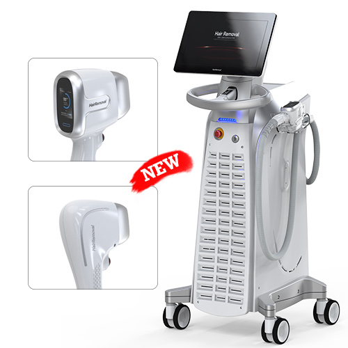 Taibobeauty 1600 W/2000 W vertikale drei Wellenlängen 755 nm/808 nm/1064 nm Diodenlaser-Haarentfernungsmaschine