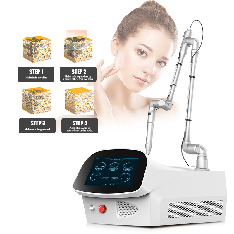 Portable pico laser tatto removal machine