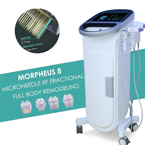 Vertical morpheus8 RF machine