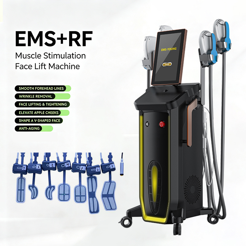 EMS+RF Muscle Stimulation Face Lift Machine
