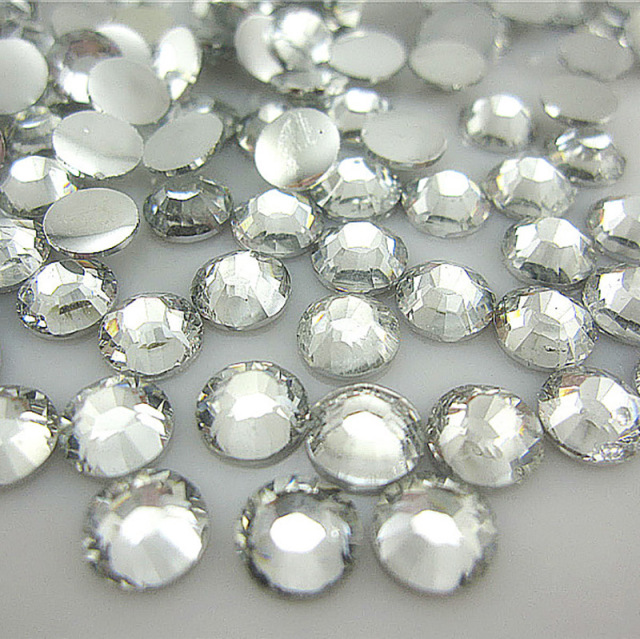 3000pcs Rhinestones Flatback Round Crystal AB 20 color 4 Sizes(3-6mm) for Crafts Nail Face Art Clothes Shoes Bags DIY
