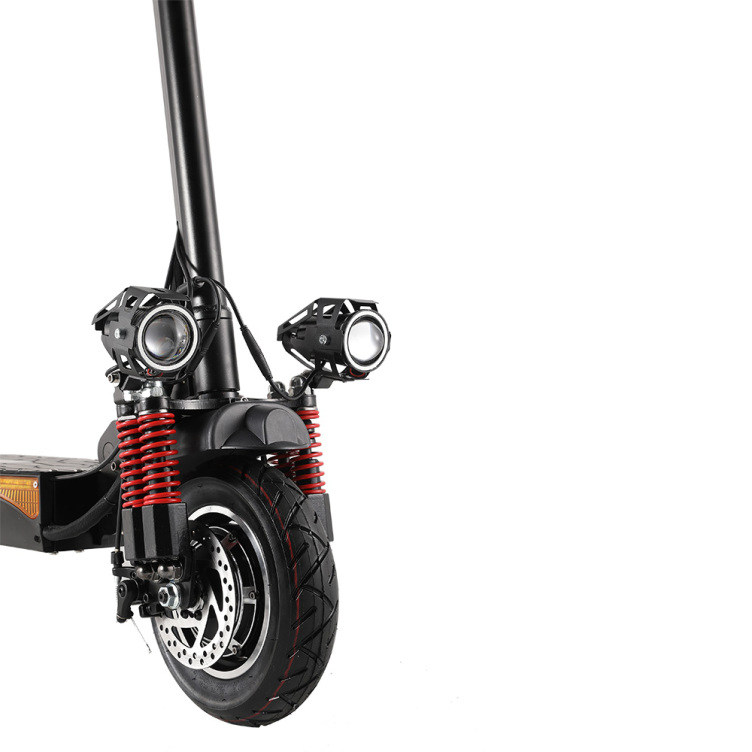 1000W 60KM Range Electric Scooter with 10 Inch Off-Road Tire