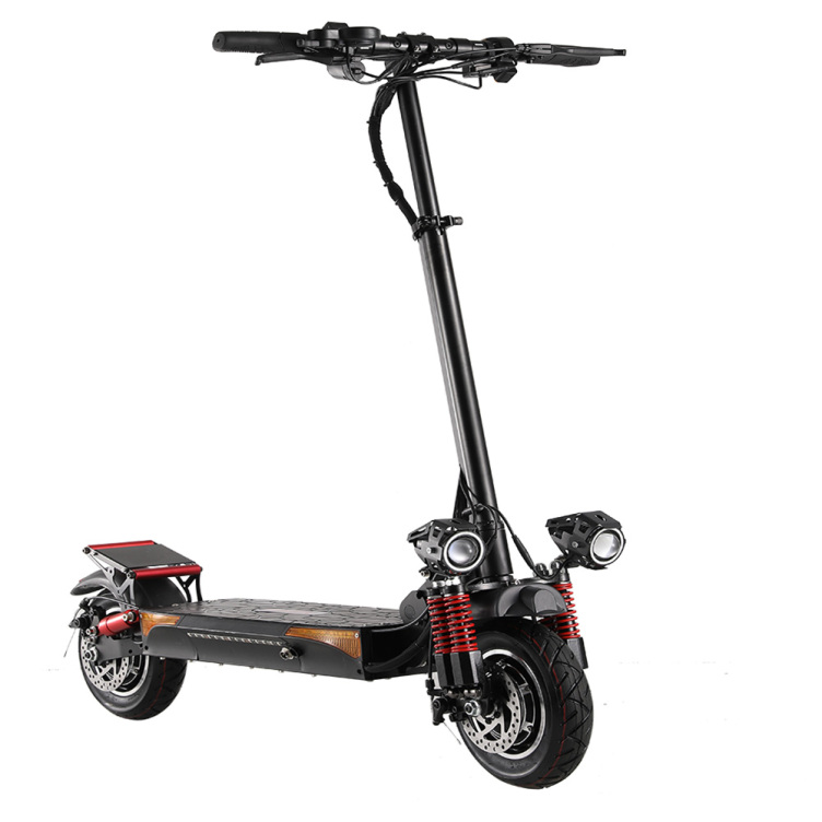 1000W 60KM Range Electric Scooter with 10 Inch Off-Road Tire