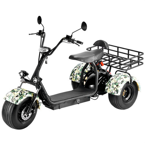 Three-wheeled Electric Motorcycle With Shelf Harley Three-wheeled Electric Motorcycle Old Age Motorcycle Take-out Shelf