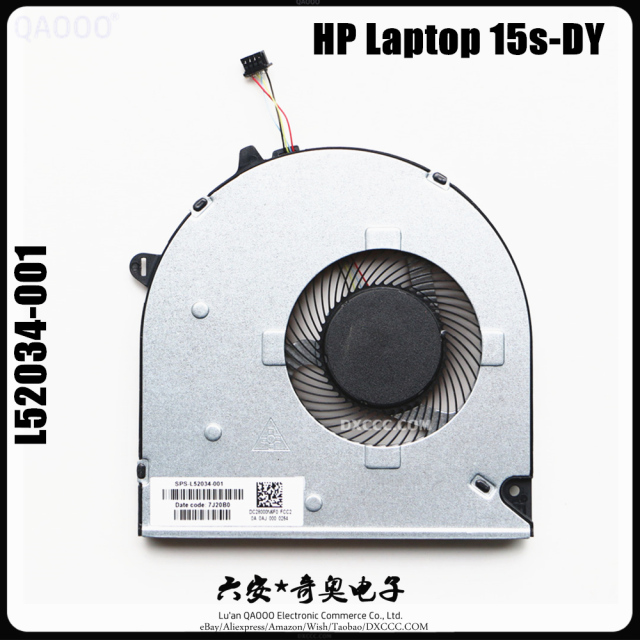 L52034-001 FOR HP Laptop 15s-dy 15-dy 15s-dy0006tx TPN-C139 CPU COOLING FAN