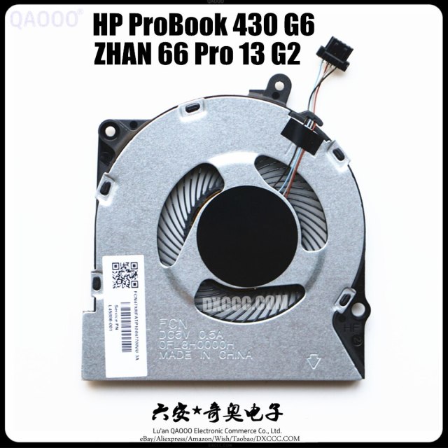L45886-001 Laptop CPU Cooling Fan FOR HP 430 G6 HSN-Q14C ZHAN 66 Pro 13 G2 CPU COOLING FAN