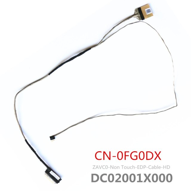 New Original EDP Lcd Cable For Dell Inspiron 5455 5545 5547 5548 FG0DX P39F Lcd Lvds Cable CN-0FG0DX DC02001X000