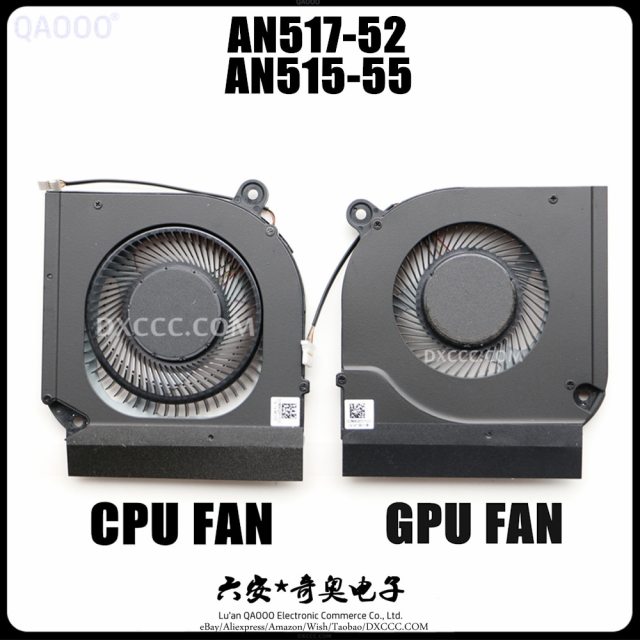 ACER Nitro 5 AN517-41 / AN517-52 / AN515-55 / AN515-56 / AN515-57 / PH315-53 CPU &amp; GPU COOLING FAN