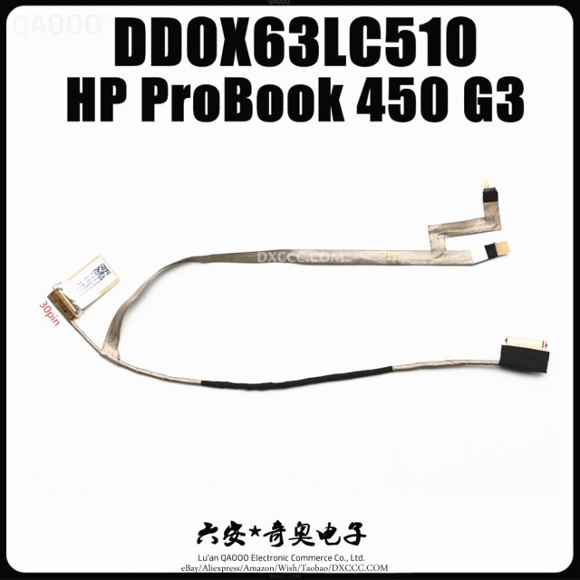 DD0X63LC510 LVDS CABLE FOR HP ProBook 450 G3 455 G3 LCD LVDS CABLE