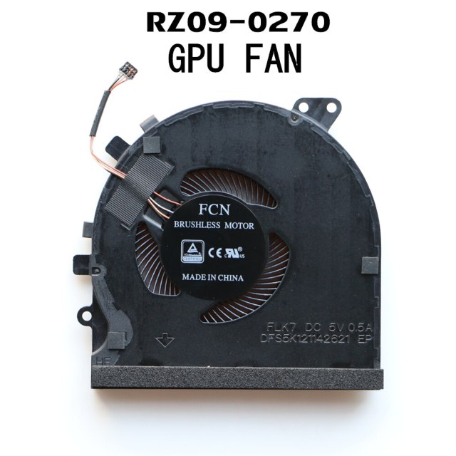 Laptop CPU Fan For Razer Blade 15 RZ09-0270 RZ09-02705E76 CPU &amp; GPU Cooling Fan GTX1060