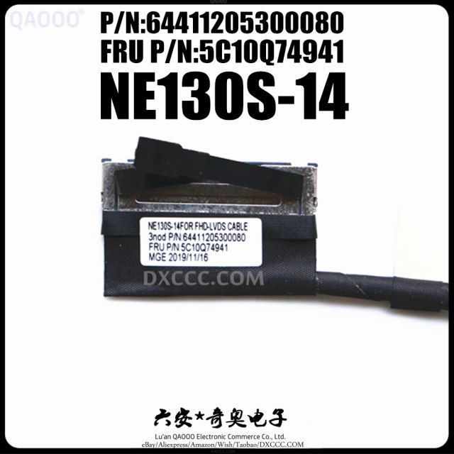 64411205300080 130S-14 FHD LVDS CABLE FOR LENOVO 120S-14IAP S130-14IGM 130S-14IGM  LCD LVDS CABLE 5C10Q74941