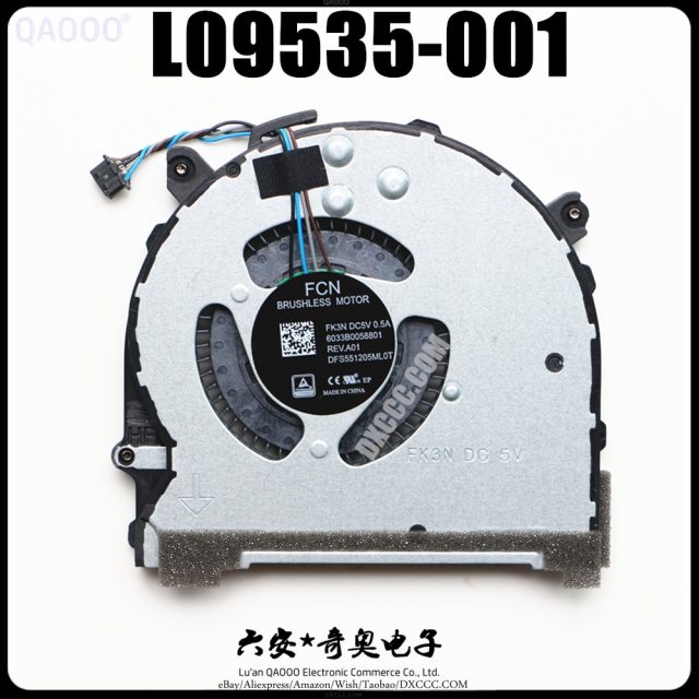 L09535-001 Laptop Fan For HP ProBook 640 G4 / 645 G4 CPU COOLING FAN 6033B0058801 HSN-I14C L09537-001