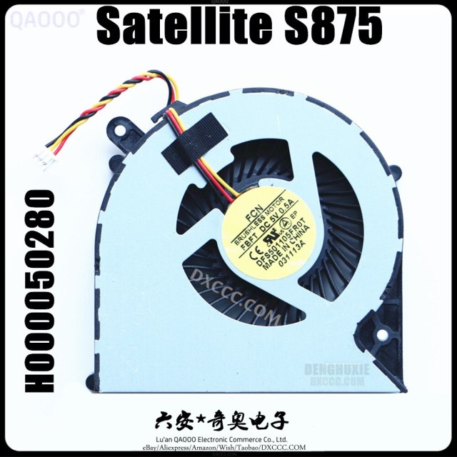 Toshiba Satellite S875 S875-S7370 S875-S S875-S7140 S875-s740 17.3&quot; CPU Cooling Fan H000050280