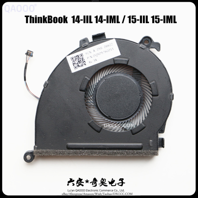 DQ5D576G011 Lenovo ThinkBook 14-IIL 14-IML / 15-IIL 15-IML CPU COOLING FAN