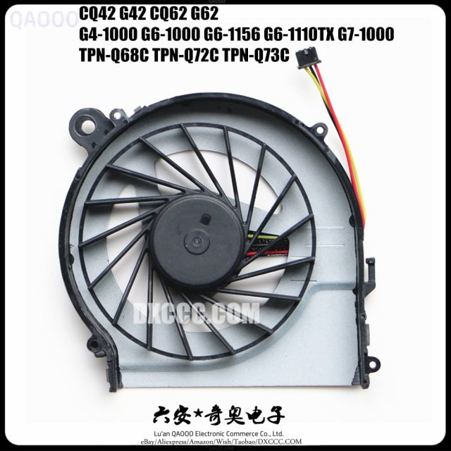 646578-001 HP CQ42 G4 G42 CQ62 G62 G6-1000 G6-1156 G6-1110TX G7-1000 TPN-Q68C TPN-Q72C TPN-Q73C CPU Cooling Fan