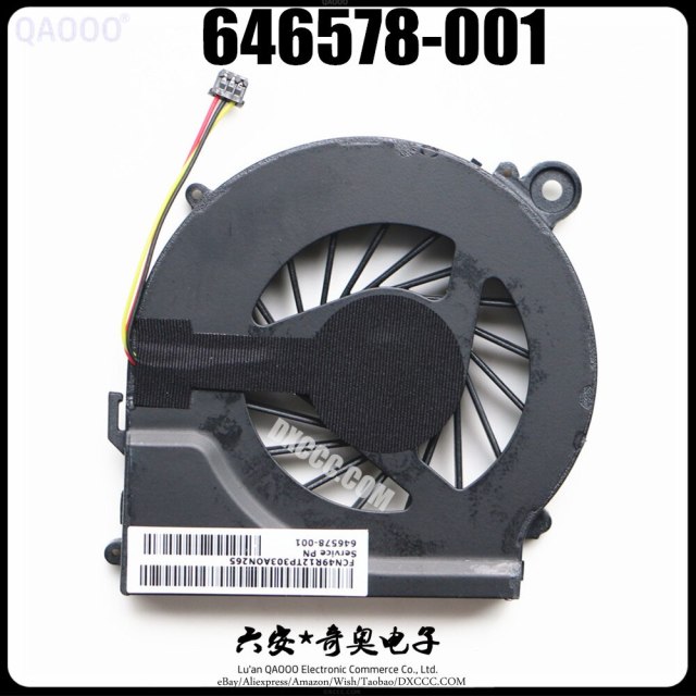 646578-001 HP CQ42 G4 G42 CQ62 G62 G6-1000 G6-1156 G6-1110TX G7-1000 TPN-Q68C TPN-Q72C TPN-Q73C CPU Cooling Fan