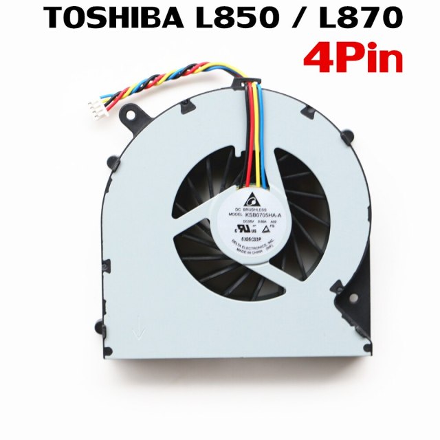 New Original Laptop Cpu Fan For Toshiba C850 C850D C855D C870 C870D C875 L850 L870 L870D Cpu Cooling Fan 3Pin / 4Pin