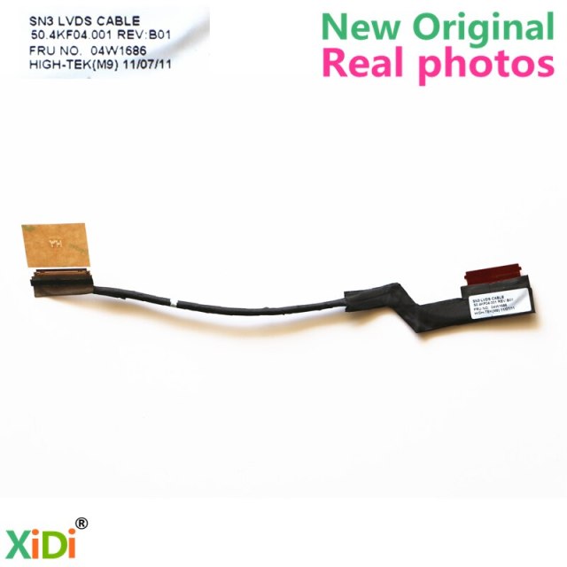 New Lcd Cable For Lenovo Thinkpad T420S T430S Lcd Lvds Cable 50.4KF04.021 FRU:04W1686