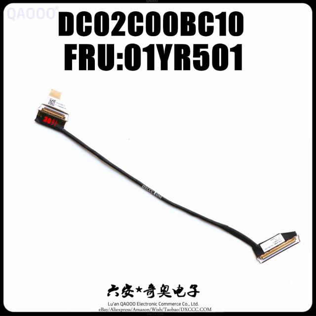 DC02C00BC10 Cable For Lenovo Thinkpad T480 A485 ET480 LCD Lvds Cable 01YR501 FHD 1920*1080