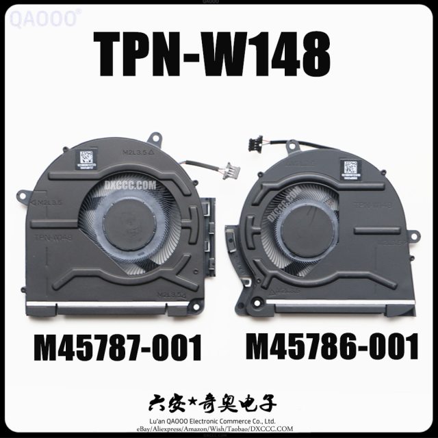 M45786-001 M45787-001 FOR HP TPN-W148 17-CH 17t-CH 17-CH0003CA 17-CH0020NA 17-CH0500SA  17-CH0001NA 17-CH0085NG 17-CH0011NR CPU COOLING FAN