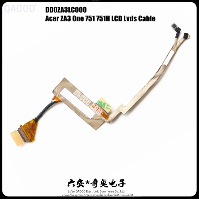 DD0ZA3LC000 LCD Lvds Cable For Acer ZA3 One 751 751H Lcd Lvds Cable