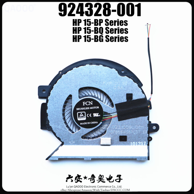 924328-001 HP x360 15-BP 15-BP100tx 15-BP101tx 15-BP103tx 15-BP104tx 15-BP106tx 15-BP107tx CPU Cooling Fan