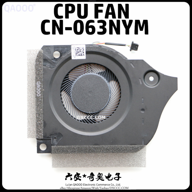 CN-063NYM / CN-0FK2HP For DELL INSPIRON G5-5590 P82F CPU &amp; GPU Cooling Fan DC5V 0.5A