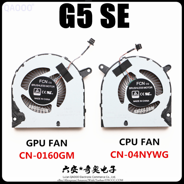 DELL G5 SE Gaming Laptop CPU &amp; GPU Cooling Fan