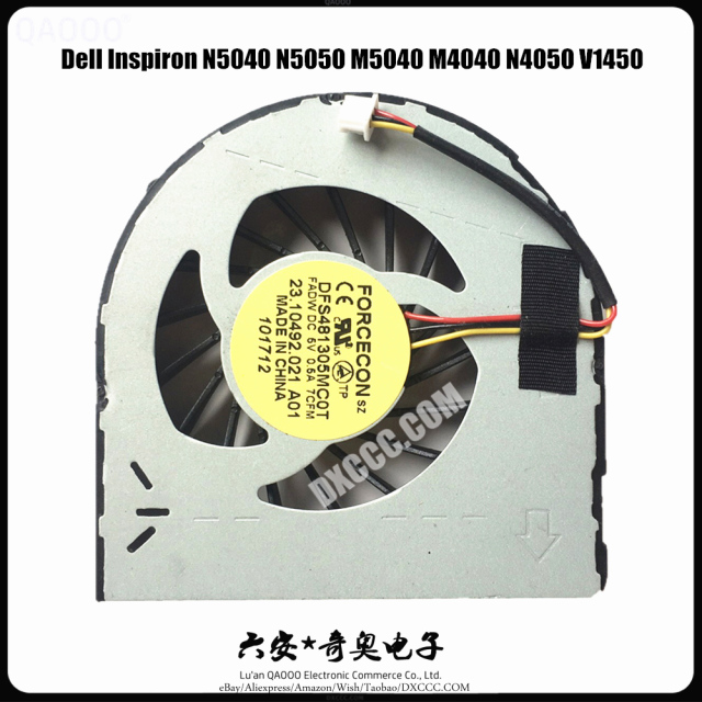 DELL Inspiron N5040 N5050 M5040 M4040 N4050 V1450 CPU Cooling Fan  FORCECON DFS481305MC0T FADW 23.10492.021
