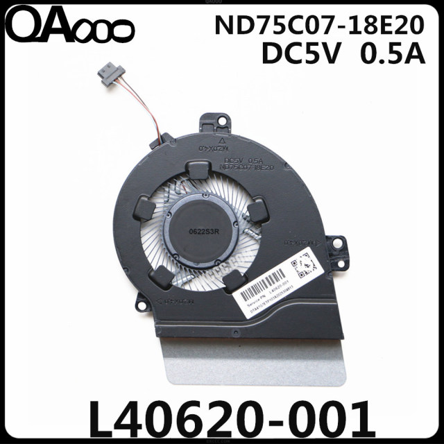 L40619-001 , L40620-001 COOLING FAN HP TPN-Q208 15-CS3037TX 15-CS3035TX 15-CS3038TX 15-CS3040TX 15-CS3041TX 15-CS3042TX CPU & GPU COOLING FAN