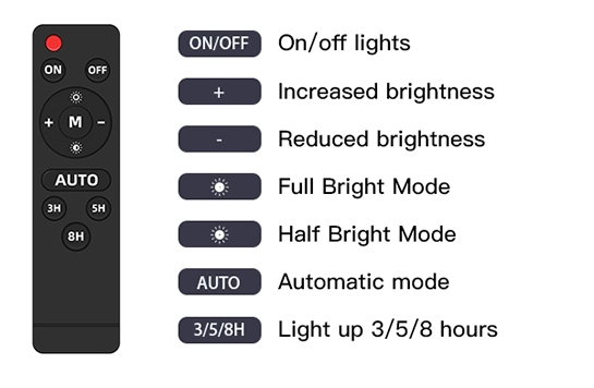 solar flood light controller