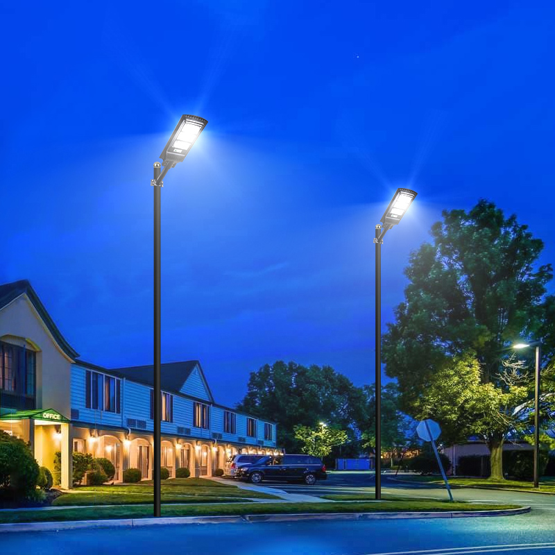 Solar Panel LED Wall Street Lights Outdoor