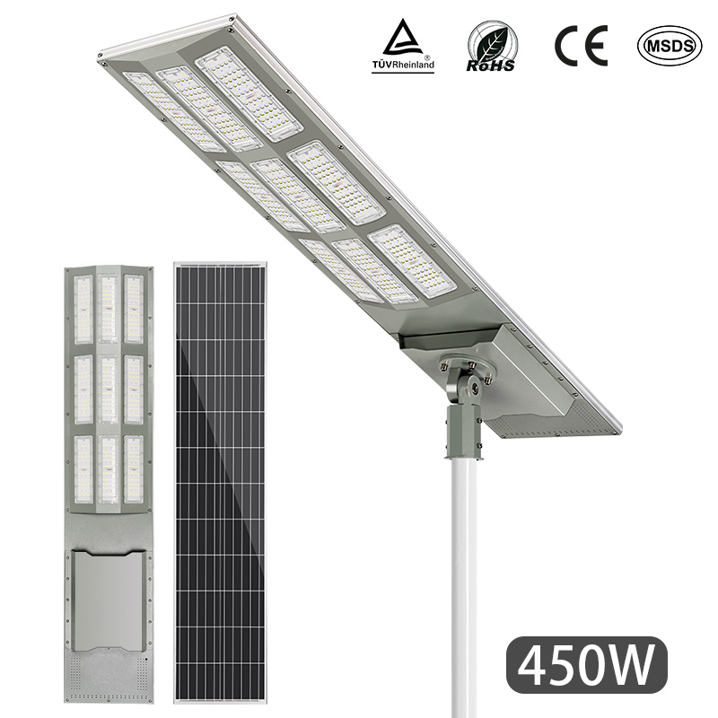 Patented Ultra-Wide Angle Solar LED Street Light