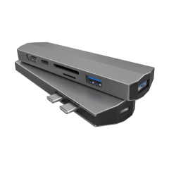 Laptop Partner 5Gbps Rate Multifunction Dual USB-C Docks