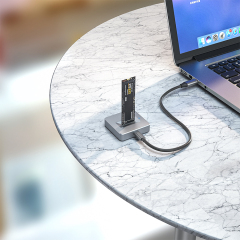 Portable Aluminum M.2 Single Slot SSD Enclosure