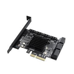 10 Port SATA III Storage Expansion PCIe Card