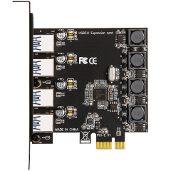 4 Port USB 3.0 Expansion PCIe Card
