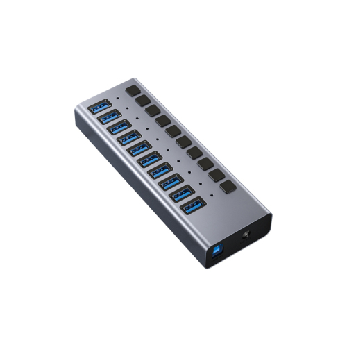 10 Port 5Gbps Rate 48W Powered USB 3.0 Hub (ABS)