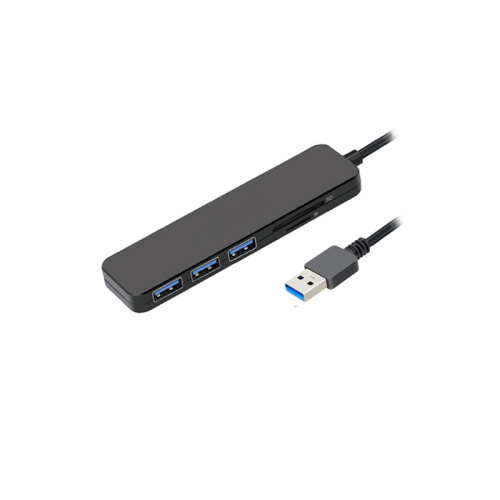 3 Port 5Gbps Rate Data USB 3.0 Hub With Card Reader