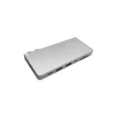 Laptop Partner Dual USB-C Docks With Wireless Charging