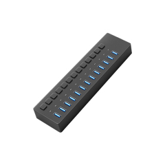 13 Port 5Gbps Rate 60W Powered USB 3.0 Hub (ABS)