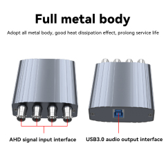 4 Channel AHD Input USB3.0 Video Capture Card 720p 30fps Live Streaming Video Record