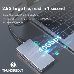 40Gbps Thunderbolt 3 USB4 M.2 NVME SSD Enclosure