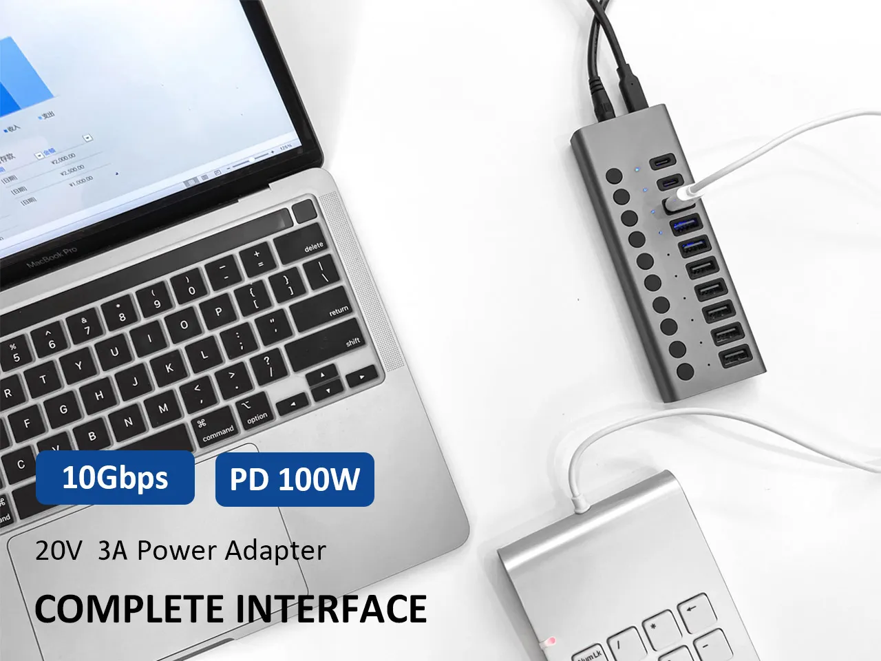 10 port powered usb 3.0 hub